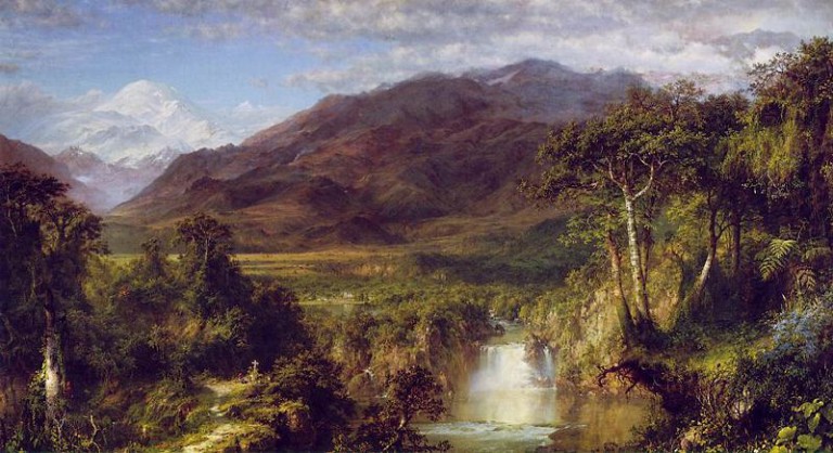 119″x66″ – Heart Of The Andes by Church, 1859