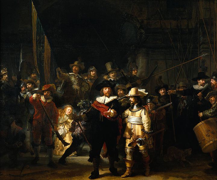 143″x172″ – Nightwatch by Rembrandt, 1642