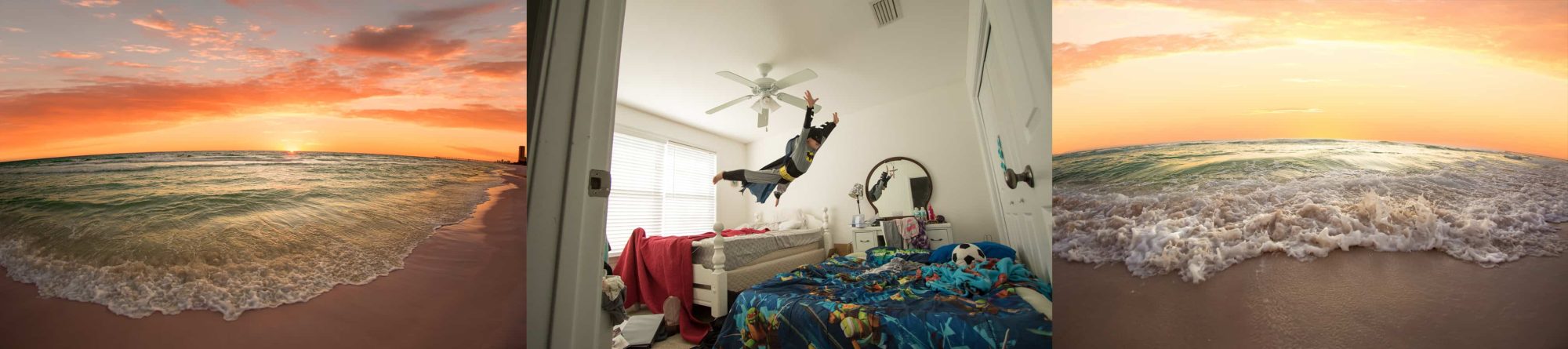 An example of 3 images using the Rokinon 12mm 2.8 Fisheye lens